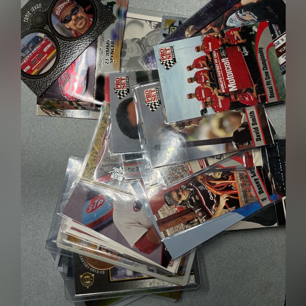 38 Racing Trading Card Lot- Early 2000’s & Older-Tc Lot